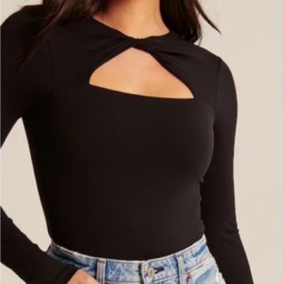 Abercrombie & Fitch Black Bodysuit - Picture 2 of 6